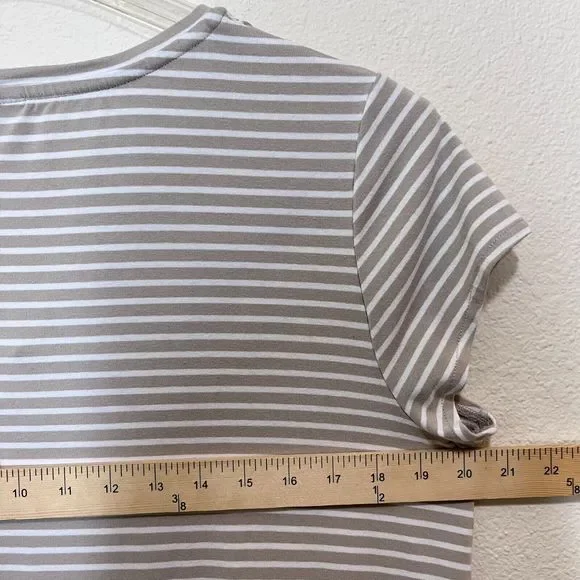 Chicos Womens Dress Size 2 Multicolor Striped V-Neck Sleeveless Pullover Casual - Picture 3 of 8